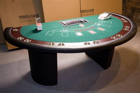 A mesa de blackjack