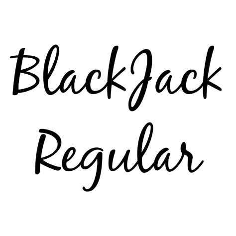 Blackjack regular fontes