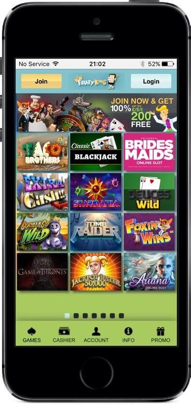 Fruity king casino mobile