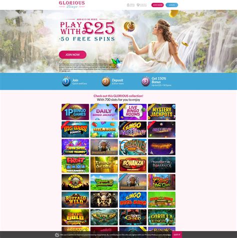 Glorious bingo casino review