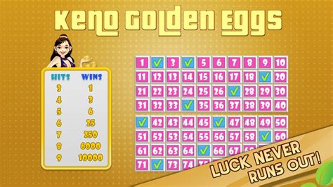 Golden Egg Keno Bodog