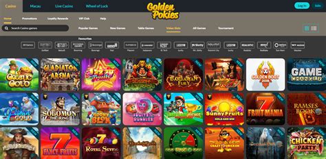 Golden pokies casino aplicação