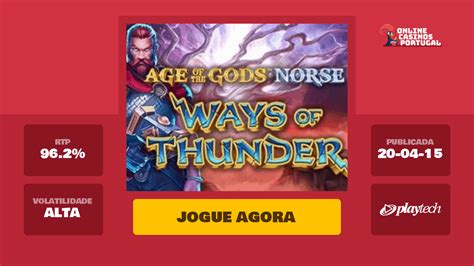 Jogar Age Of The Gods Norse Ways Of Thunder com Dinheiro Real
