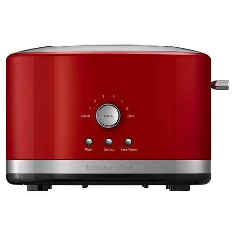 Kitchenaid 2 slot torradeira império vermelho