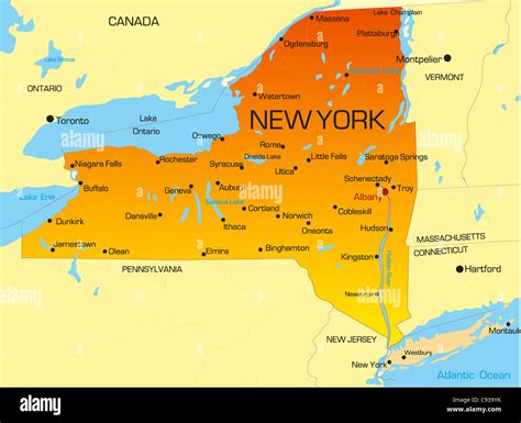 Mapa de cassinos indígenas do estado de nova york