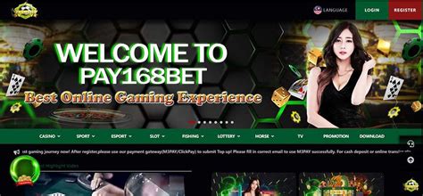 Pay168bet casino bonus