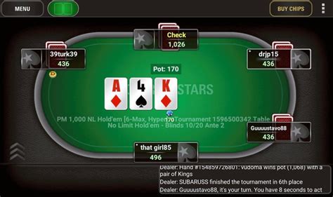 Poker stars dinheiro real download