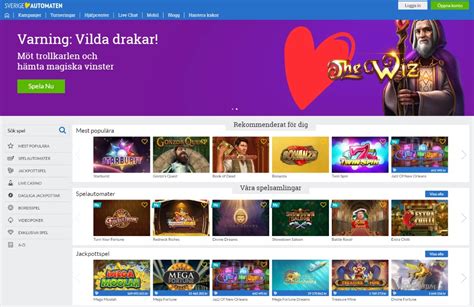 Sverigeautomaten casino codigo promocional